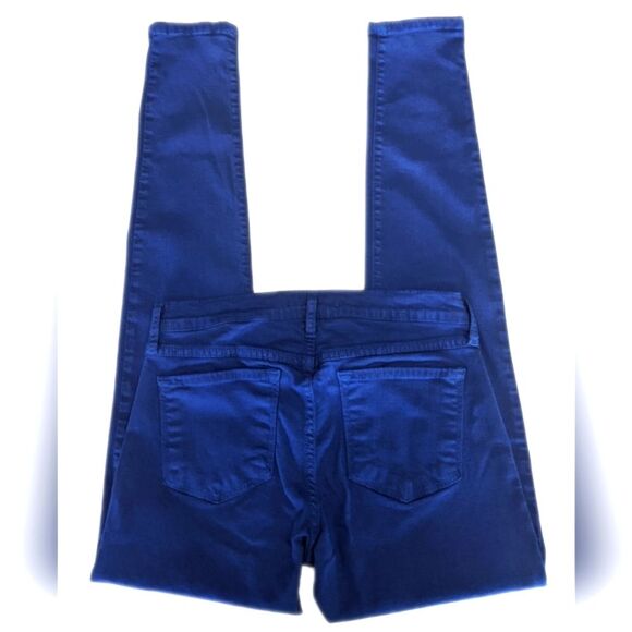 Flying Monkey vintage bright blue leggings/jeggings, Made in USA, (juniors) 9 - Picture 3 of 7